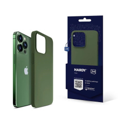 3mk ochranný kryt Hardy Silicone MagCase pro Apple iPhone 13 Pro Max, zelená