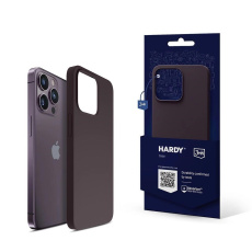 3mk ochranný kryt Hardy Silicone MagCase pro Apple iPhone 14 Pro, fialová