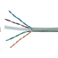 BAZAR - UTP kabel PlanetElite, Cat6, drát, PVC, Dca, šedý, 305m - POŠPOZENÝ OBAL