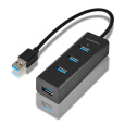 AXAGON HUE-S2B, 4x USB 3.0 CHARGING hub, micro USB nap. konektor, kabel USB-A 30cm