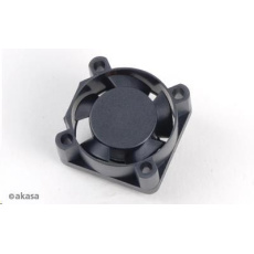 AKASA ventilátor AK-189BK-2B, 25x25x10mm, 2 pins, 2x kuličkové ložisko