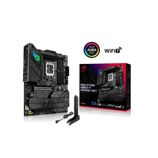 ASUS MB Sc LGA1851 ROG STRIX B860-F GAMING WIFI, Intel B860, 4xDDR5, 1xThunderbolt, 1xDP, 1xHDMI, WiFi, ATX