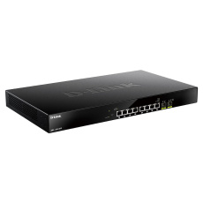 D-Link DMS-1100-10TP 10-Port Multi-Gigabit PoE Smart Managed Switch, 8x 2,5G PoE, 2x SFP+