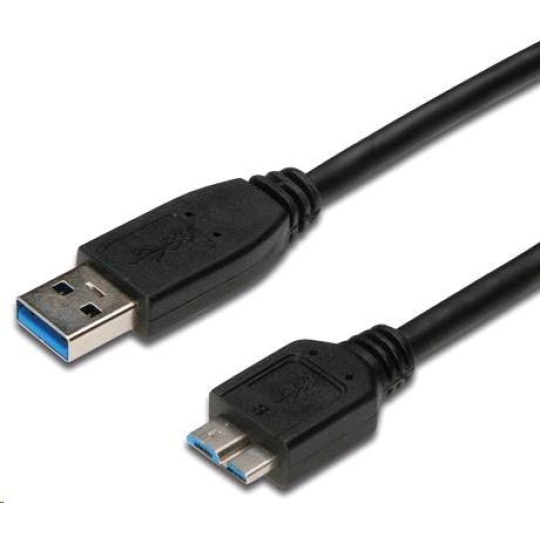 PREMIUMCORD Kabel USB 3.0 A - Micro B 5m, propojovací (M/M)