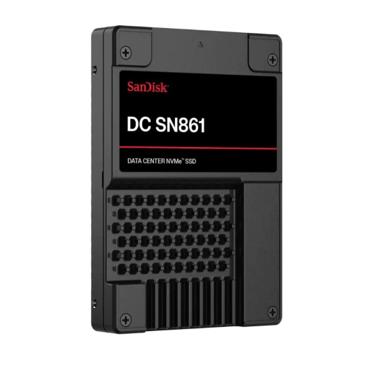 WD SSD 6.4TB DC SN861, PCIe Gen5, (R:13700, W:7500MB/s), RI-3DW/D BICS6 ISE