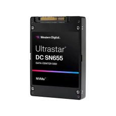 WD SSD 3.84TB Ultrastar DC SN655, PCIe Gen4, (R:6800, W:2600MB/s), RI-1DW/D BICS5 TCG-Ruby