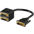 PREMIUMCORD Adapter DVI-D (24+1) male => 2x DVI-D (24+1) female