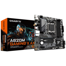 GIGABYTE MB Sc AM5 A620M GAMING X AX, AMD A620, 4xDDR5, 1xDP, 1xHDMI, mATX