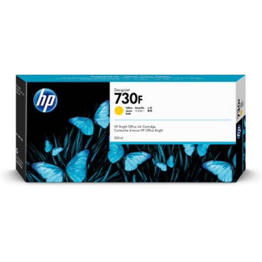 HP 730F 300-ml Yellow DesignJet Ink Cartridge