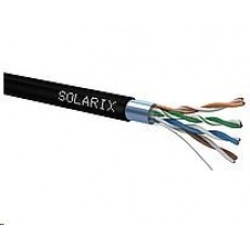 Instalační kabel Solarix venkovní FTP, Cat5E, drát, PE, box 305m SXKD-5E-FTP-PE