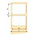 OEM termoetikety 100mm x 150mm termoetikety, cena za 500 ks