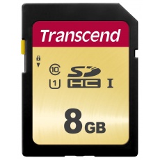 TRANSCEND SDHC karta 8GB 500S, UHS-I U1 (R:95/W:20 MB/s)