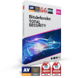 Bitdefender Total Security - 10 zařízení na 1 rok - elektronická licence do emailu