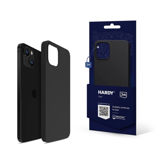 3mk ochranný kryt Hardy Silicone MagCase pro Apple iPhone 13, černá