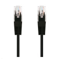 C-TECH kabel patchcord Cat5e, UTP, černý, 0,25m