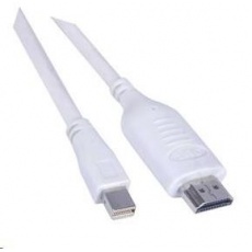 PREMIUMCORD Kabel Mini DisplayPort - HDMI 3m, bílý