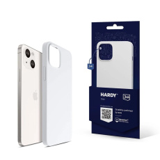 3mk ochranný kryt Hardy Silicone MagCase pro Apple iPhone 14, bílá