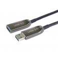 PremiumCord prodlužovací optický AOC kabel USB 3.0  A/Male - A/Female, 7m