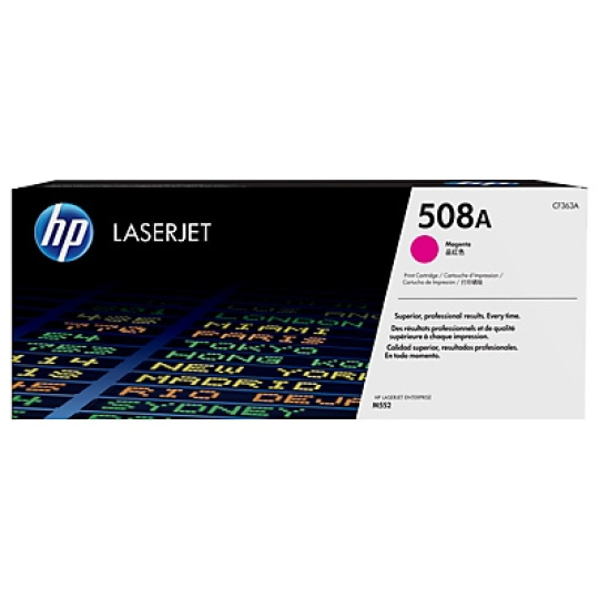 HP 508A Magenta LJ Toner Cartridge, CF363A (5,000 pages)