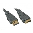 PREMIUMCORD Kabel prodlužovací HDMI - HDMI 2m, zlacené konektory