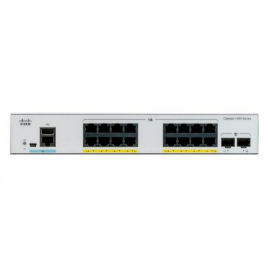 Cisco Catalyst C1000-16T-2G-L, 16x10/100/1000, 2xSFP