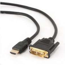 GEMBIRD Kabel HDMI-DVI 0,5m, 1.3, M/M stíněný, zlacené kontakty