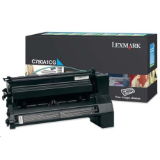 Lexmark toner C780A1CG C780 / C782 6K Cyan Return Cartridge