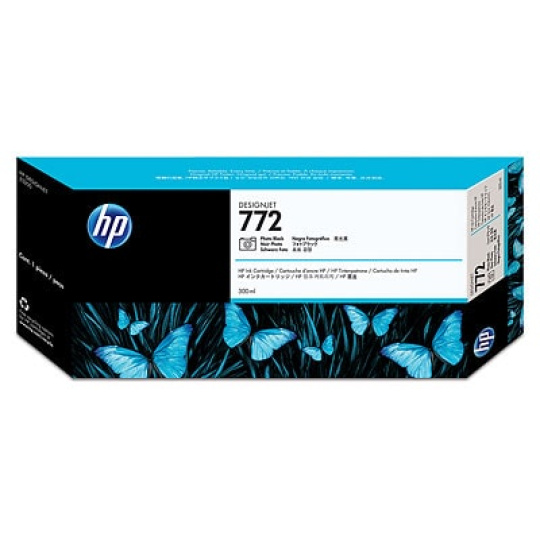 HP 772 Black photografic DJ Ink Cart, 300 ml, CN633A