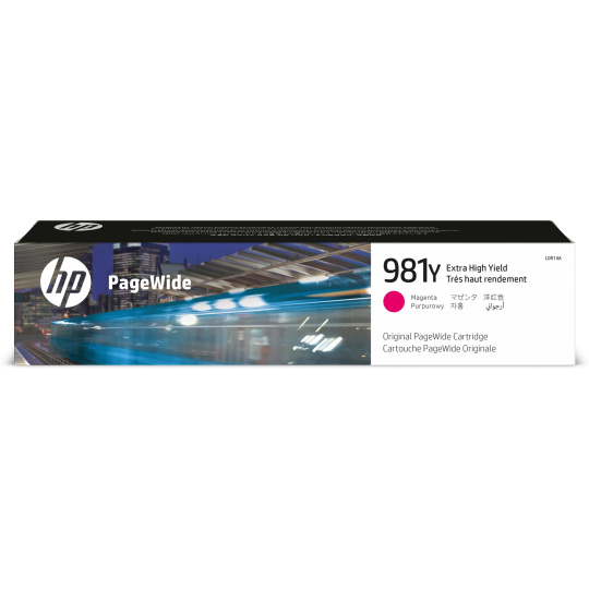 HP 981Y Extra High Yield Magenta Original PageWide Cartridge (16,000 pages)