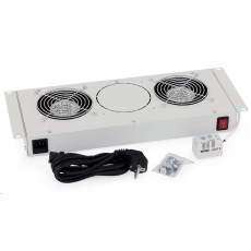 TRITON Ventilační jednotka spodní(horní) pro RBA-A6, RUA-1V-230V/15W termostat, černá