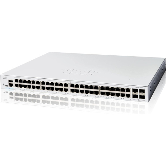 Cisco Catalyst switch C1300-48T-4X (24xGbE,4xSFP+,fanless) - REFRESH