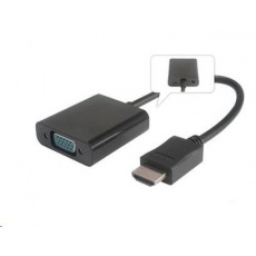 PREMIUMCORD Převodník HDMI na VGA se zvukem (3,5mm jack)