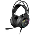 GENIUS sluchátka s mikrofonem GX GAMING HS-GX580U, USB, RGB, černá