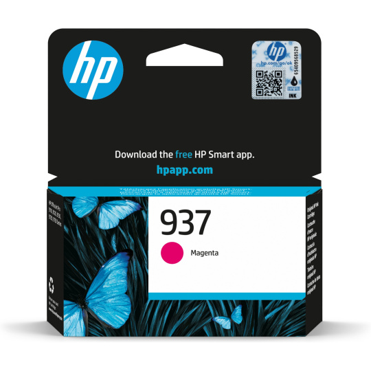 HP 937 Magenta Original Ink Cartridge (800 pages)