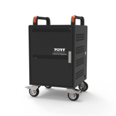 PORT nabíjecí skříňka pro 20 notebooků + 1 Rack U19", černá