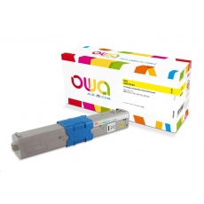 OWA Armor toner pro OKI C301, C321, MC332, MC342, 1500p, 44973533, žlutá/yellow