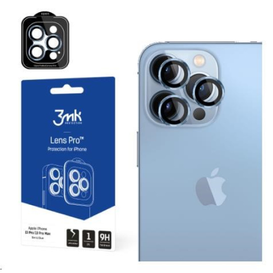 3mk ochrana kamery Lens Pro pro Apple iPhone 15 Pro, Royal Blue