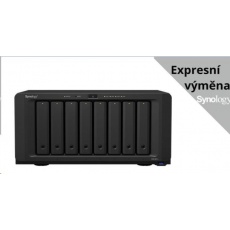 Synology DS1821+ DiskStation (4C/Ryzen V1500B/2,2GHz/4GBRAM/8xSATA/2xM.2/4xUSB3.2/2xeSATA/4xGbE/1xPCIe)