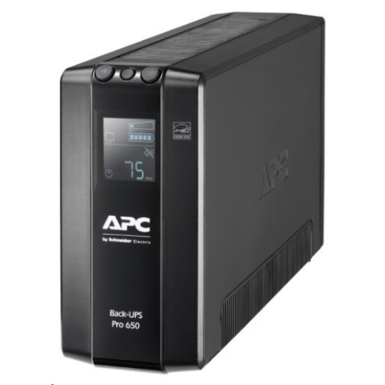 APC -BAZAR- Back UPS Pro BR 650VA, 6 Outlets, AVR, LCD Interface (390W) - předváděcí